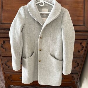 Wilfred Light Gray Pea Coat